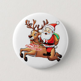 Kerstkerstkerstkerstkerstkerstkerstkerstkerstkerst Ronde Button 5,7 Cm