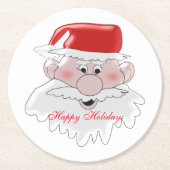 Kerstkerstkerstkerstkerstkerstkerstkerstkerstkerst Ronde Kartonnen Onderzetter (Voorkant)