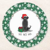 Kerstkerstkerstkerstkerstkerstkerstkerstkerstkerst Ronde Kartonnen Onderzetter (Voorkant)