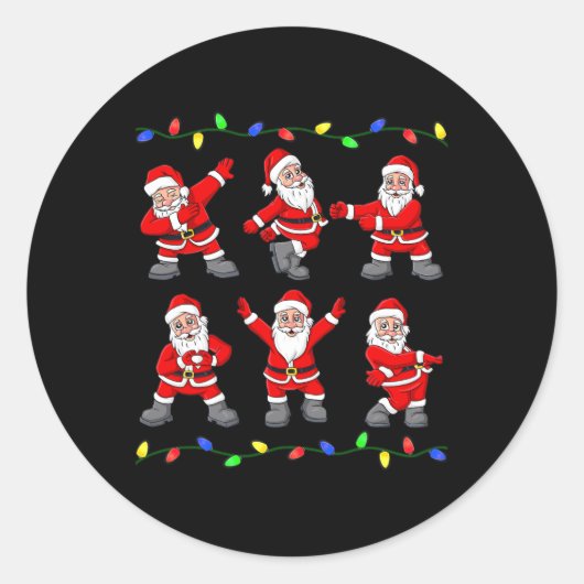 Kerstkerstkerstkerstkerstkerstkerstkerstkerstkerst Ronde Sticker (Voorkant)