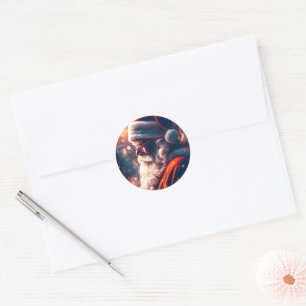 Kerstkerstkerstkerstkerstkerstkerstkerstkerstkerst Ronde Sticker