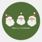 Kerstkerstkerstkerstkerstkerstkerstkerstkerstkerst Ronde Sticker (Voorkant)