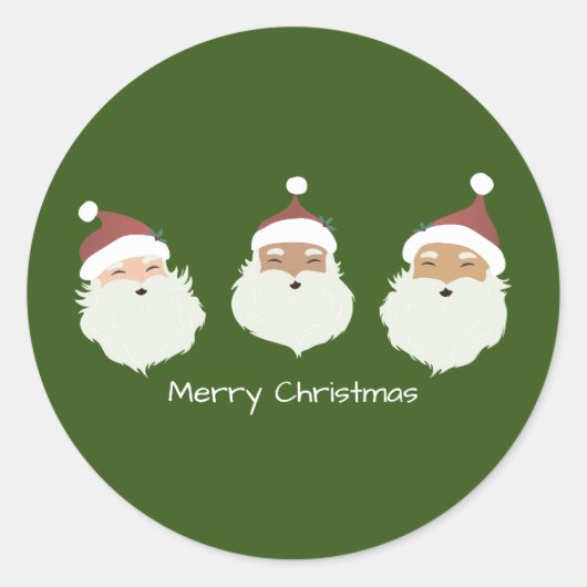 Kerstkerstkerstkerstkerstkerstkerstkerstkerstkerst Ronde Sticker (Voorkant)