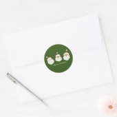 Kerstkerstkerstkerstkerstkerstkerstkerstkerstkerst Ronde Sticker (Envelop)