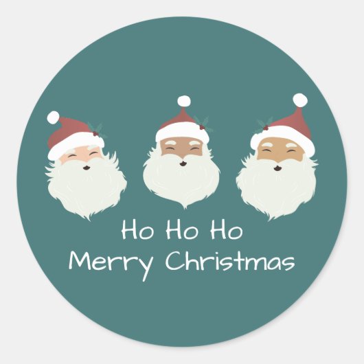 Kerstkerstkerstkerstkerstkerstkerstkerstkerstkerst Ronde Sticker (Voorkant)