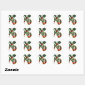 Kerstkerstkerstkerstkerstkerstkerstkerstkerstkerst Ronde Sticker (Vel)