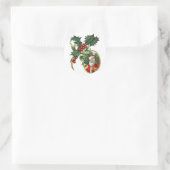 Kerstkerstkerstkerstkerstkerstkerstkerstkerstkerst Ronde Sticker (Tas)