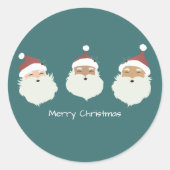 Kerstkerstkerstkerstkerstkerstkerstkerstkerstkerst Ronde Sticker (Voorkant)