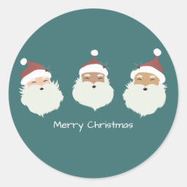Kerstkerstkerstkerstkerstkerstkerstkerstkerstkerst Ronde Sticker