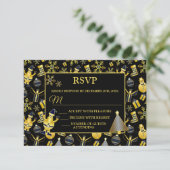 kerstkerstkerstkerstkerstkerstkerstkerstkerstkerst RSVP kaartje (Staand voorkant)