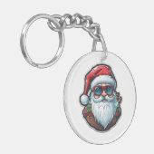 Kerstkerstkerstkerstkerstkerstkerstkerstkerstkerst Sleutelhanger (Voorkant Links)