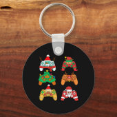 Kerstkerstkerstkerstkerstkerstkerstkerstkerstkerst Sleutelhanger (Voorkant)