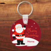 Kerstkerstkerstkerstkerstkerstkerstkerstkerstkerst Sleutelhanger (Voorkant)