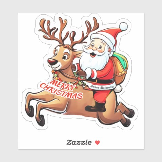 Kerstkerstkerstkerstkerstkerstkerstkerstkerstkerst Sticker (Vel)