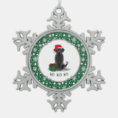 Kerstkerstkerstkerstkerstkerstkerstkerstkerstkerst Tin Sneeuwvlok Ornament (Voorkant)