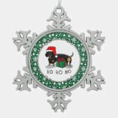 Kerstkerstkerstkerstkerstkerstkerstkerstkerstkerst Tin Sneeuwvlok Ornament (Voorkant)