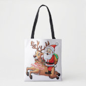 Kerstkerstkerstkerstkerstkerstkerstkerstkerstkerst Tote Bag (Voorkant)
