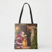 Kerstkerstkerstkerstkerstkerstkerstkerstkerstkerst Tote Bag (Voorkant)