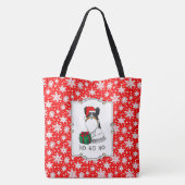 Kerstkerstkerstkerstkerstkerstkerstkerstkerstkerst Tote Bag (Achterkant)