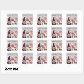 Kerstkerstkerstkerstkerstkerstkerstkerstkerstkerst Vierkante Sticker (Vel)