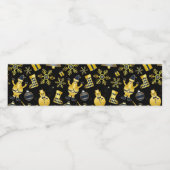 kerstkerstkerstkerstkerstkerstkerstkerstkerstkerst waterfles etiket (Enkel label)