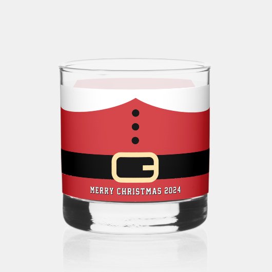 Kerstkerstkerstkerstkerstkerstkerstkerstkerstkerst Whisky Glas (Voorkant)