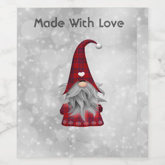 Kerstkerstkerstkerstkerstkerstkerstkerstkerstkerst Wijn Etiket (Enkel label)