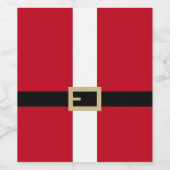 Kerstkerstkerstkerstkerstkerstkerstkerstkerstkerst Wijn Etiket (Enkel label)