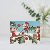 Kerstkerstkerstkerstkerstkerstkerstkerstkerstkleer Feestdagenkaart (Staand voorkant)