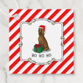 Kerstkerstkerstkerstkerstkerstkerstkerstkerstman I Bedankjes Labels (Voorkant)