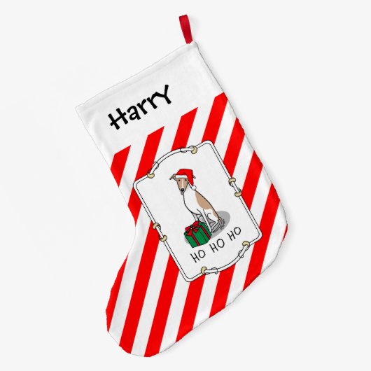 Kerstkerstkerstkerstkerstkerstkerstkerstkerstman m grote kerstsok (Achterkant (Hangend))