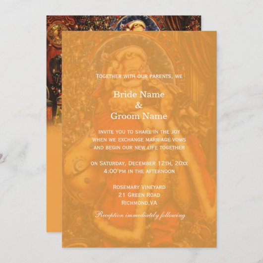 Kerstkerstkerstkerstkerstkerstkerstkerstkerstman m kaart (Voorkant / Achterkant)