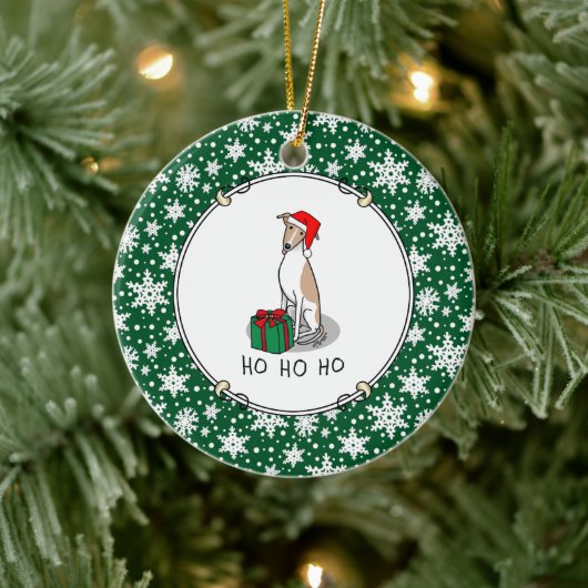 Kerstkerstkerstkerstkerstkerstkerstkerstkerstman m keramisch ornament (Boom)