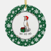 Kerstkerstkerstkerstkerstkerstkerstkerstkerstman m keramisch ornament (Voorkant)