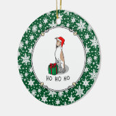 Kerstkerstkerstkerstkerstkerstkerstkerstkerstman m keramisch ornament (Links)