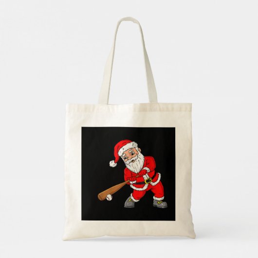 Kerstkerstkerstkerstkerstkerstkerstkerstkerstman m tote bag (Achterkant)