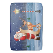 Kerstkerstkerstkerstkerstkerstkerstkerstkerstman r badmat (Voorkant Verticaal)