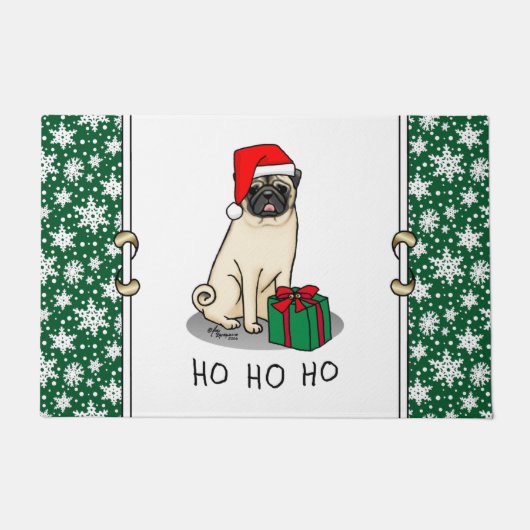 Kerstkerstkerstkerstkerstkerstkerstkerstkerstmante Deurmat (Voorkant)