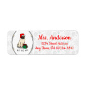 Kerstkerstkerstkerstkerstkerstkerstkerstkerstmante Etiket (Voorkant)