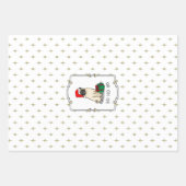 Kerstkerstkerstkerstkerstkerstkerstkerstkerstmante Inpakpapier Vel (Voorkant 3)