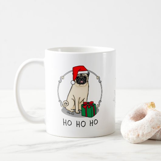 Kerstkerstkerstkerstkerstkerstkerstkerstkerstmante Koffiemok (Met donut)