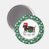 Kerstkerstkerstkerstkerstkerstkerstkerstkerstsontk Magneet (Voorkant / Achterkant)