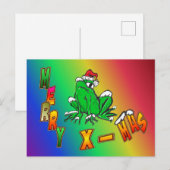 Kerstkerstkerstkerstkerstkerstkerstkerstkikker Bri Briefkaart (Voorkant / Achterkant)