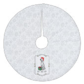 Kerstkerstkerstkerstkerstkerstkerstkerstman Dalmat Fleece Kerstboom Rok (Voorkant)