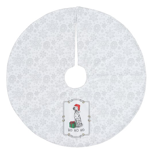 Kerstkerstkerstkerstkerstkerstkerstkerstman Dalmat Fleece Kerstboom Rok (Voorkant)