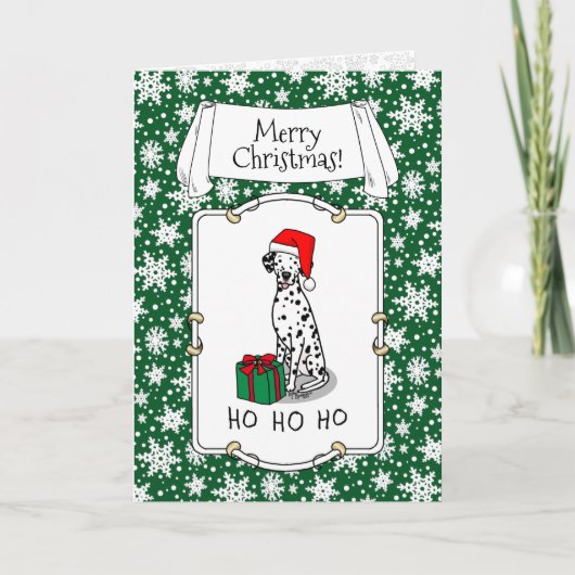 Kerstkerstkerstkerstkerstkerstkerstkerstman Dalmat Kaart (Voorkant)