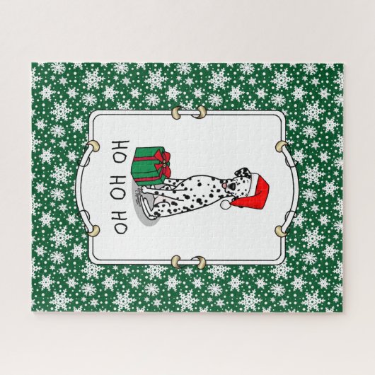 Kerstkerstkerstkerstkerstkerstkerstkerstman Dalmat Legpuzzel (Horizontaal)