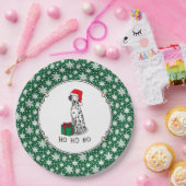 Kerstkerstkerstkerstkerstkerstkerstkerstman Dalmat Papieren Bordje (Feest)