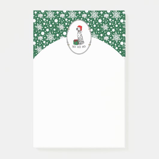 Kerstkerstkerstkerstkerstkerstkerstkerstman Dalmat Post-it® Notes (Voorkant)