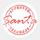 Kerstkerstkerstkerstkerstkerstkerstkerstman — Goed Ronde Sticker (Voorkant)